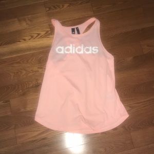 pink adidas tank top